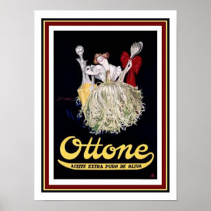 Poster Azeite de Deco "Ottone" do vintage
