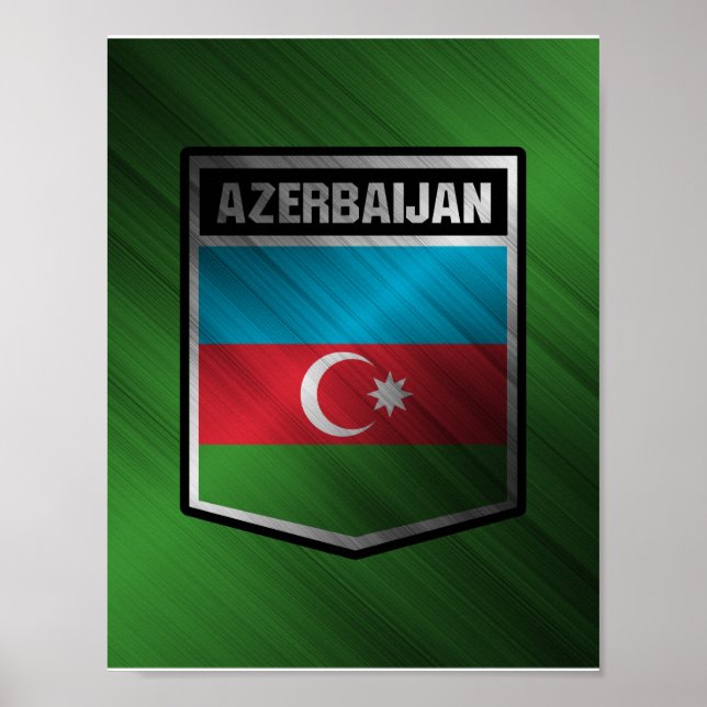 Poster Azerbaijão (Frente)