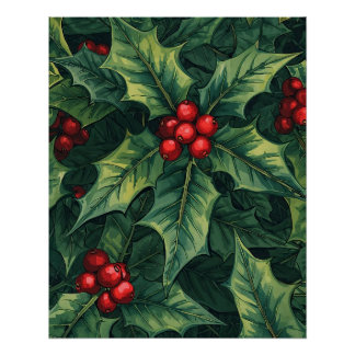 Póster Azevinho de Natal