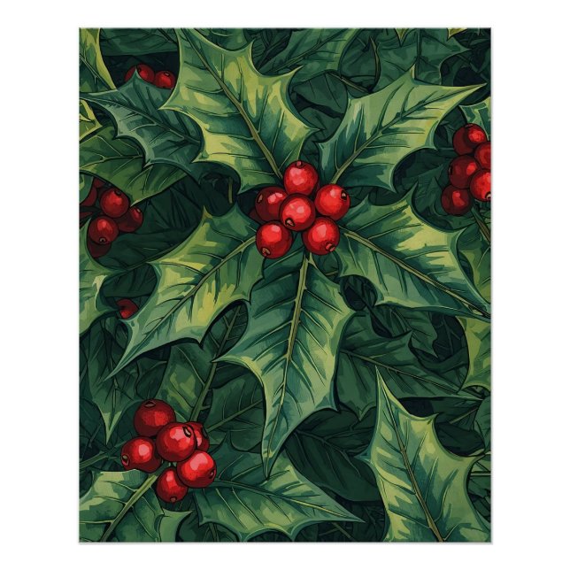 Póster Azevinho de Natal (Frente)