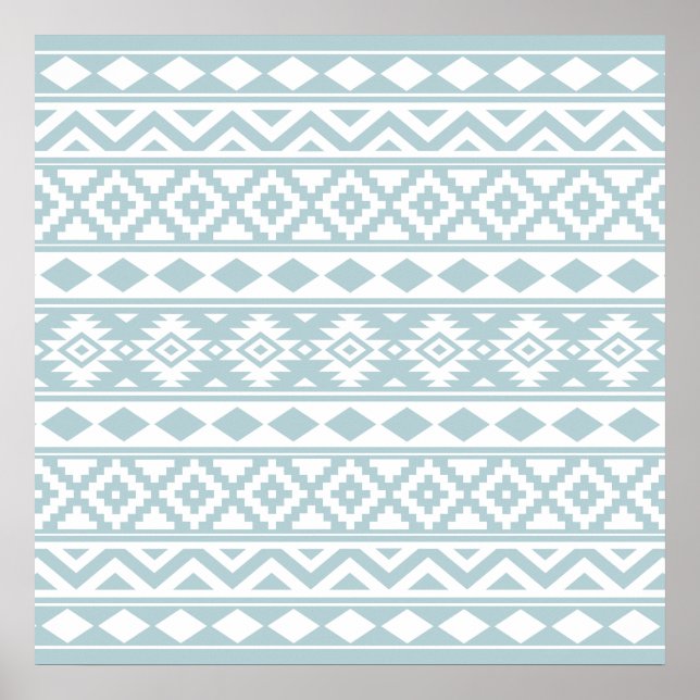 Poster Aztec Essência Ptn IIIb Pato Azul e Branco (Frente)