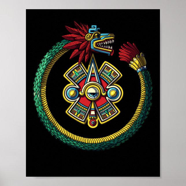 Poster Aztec Ouroboros (Frente)
