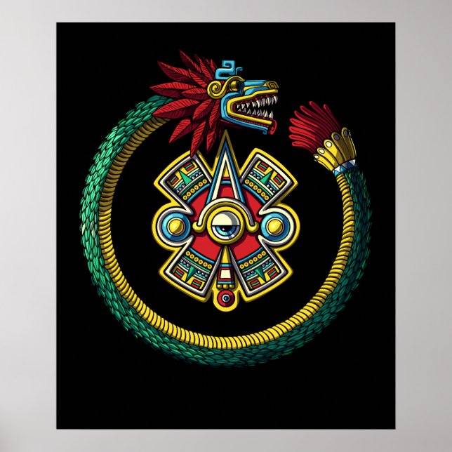 Poster Aztec Ouroboros (Frente)