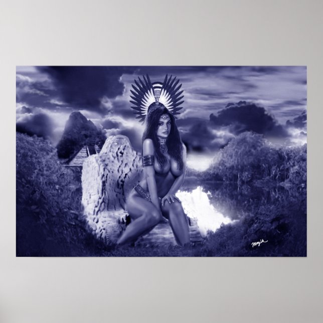 Poster Aztec Princesa (Frente)