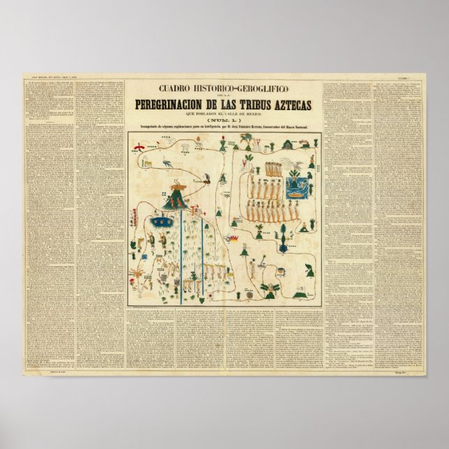 Poster Aztec Vale do México 2 (Frente)