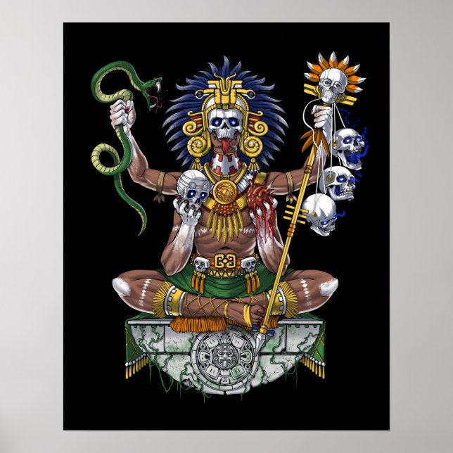Poster Aztec Warrior Shaman (Frente)