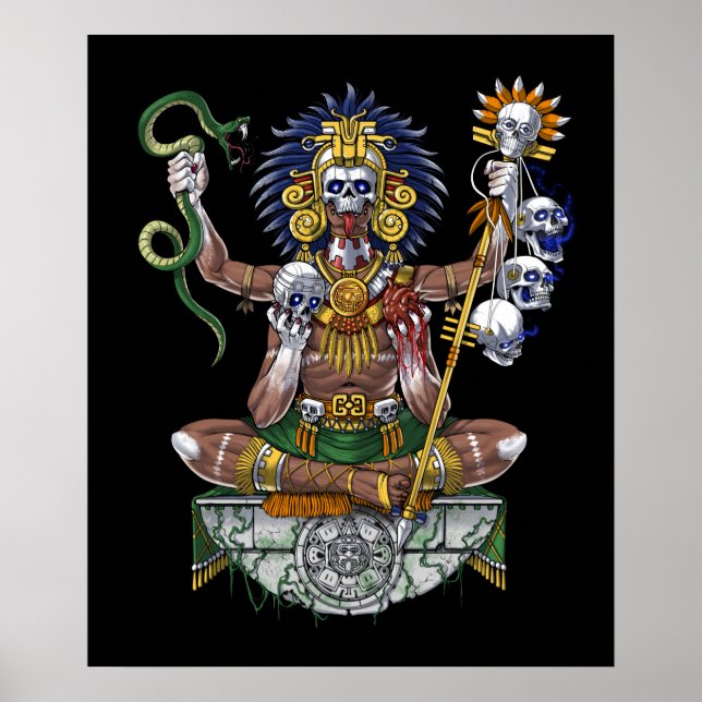 Poster Aztec Warrior Shaman (Frente)