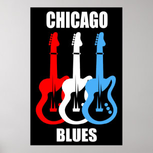 Poster Azuis de Chicago