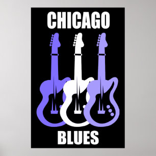 Póster Azuis de Chicago