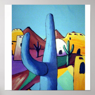 Póster Azuis do sudoeste