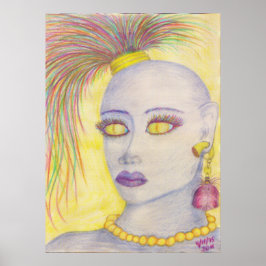 Póster Azul 3 halftone2