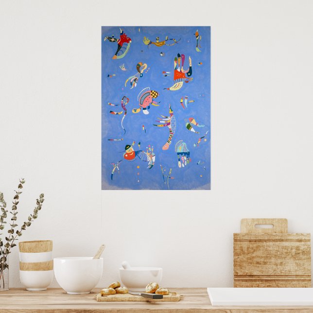 Poster Azul Céu | Kandinsky | (Cozinha)