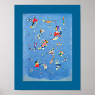 Poster Azul-céu por Wassily Kandinsky