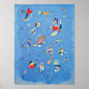 Póster Azul-céu por Wassily Kandinsky