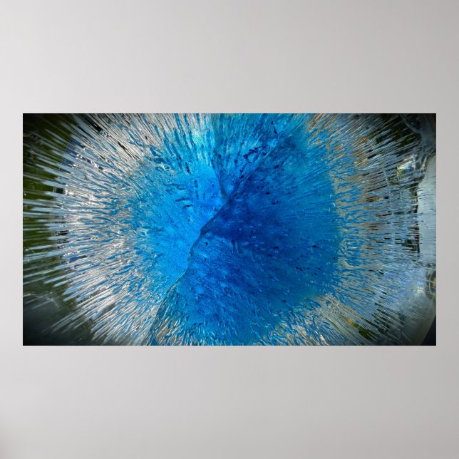 Poster Azul Congelado,  (Frente)