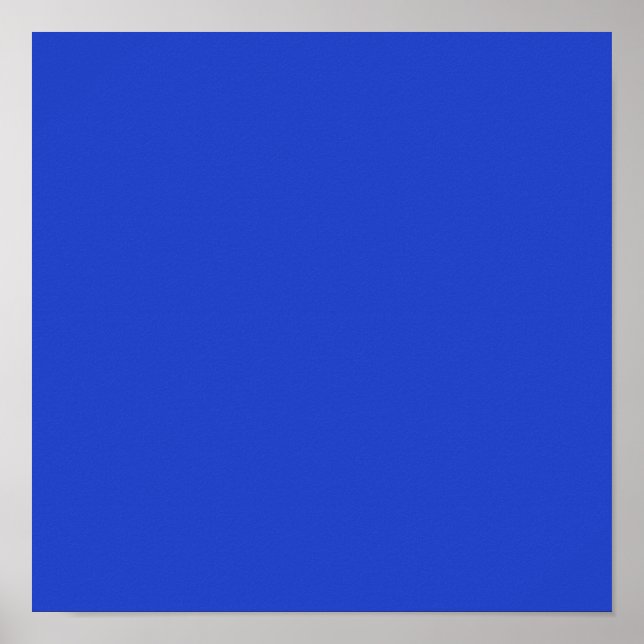 Poster Azul (cor sólida) (Frente)