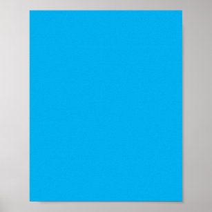Poster Azul de Denim, Azul de Fonte, Água-Vazia,