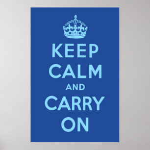 Póster Azul de St Petersburg