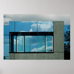 Póster Azul do Bauhaus