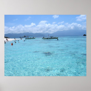 Poster azul do paraíso