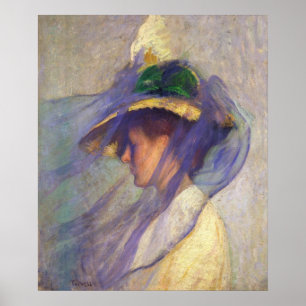 Poster azul do véu CC0051 de Tarbell
