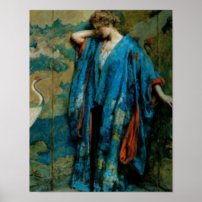 Poster Azul e Amarelo (Frente)