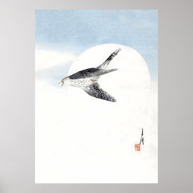 Poster Azul e Branco (Frente)