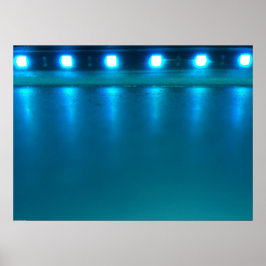 Poster Azul elétrico,