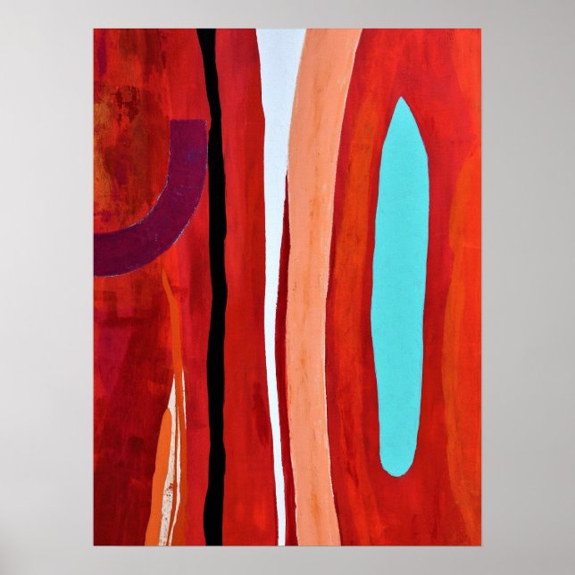 Poster Azul Flame 18 x 24 (Frente)