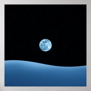 Poster Azul Horizonte