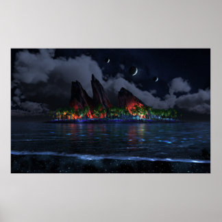 Poster Azul Infinito (Noite)