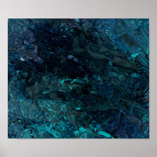 Poster Azul Líquido (Frente)
