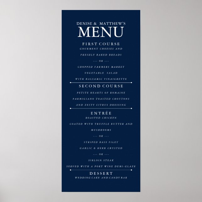 Poster Azul Noturno Polar (Frente)