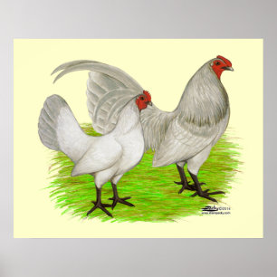 Poster Azul próprio para jogo antigo