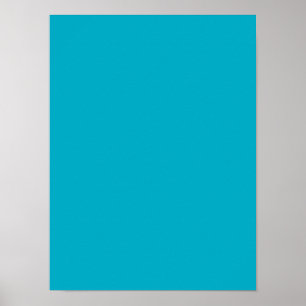 Poster Azul Rico Brilhante