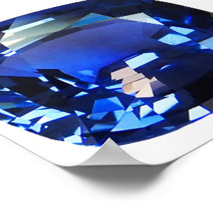 Poster Azul-safira