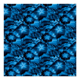 Póster Azul-Seda...