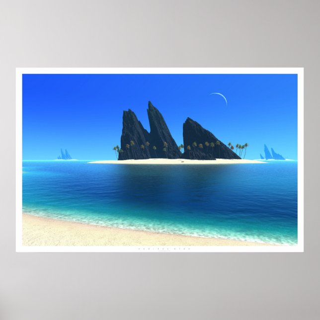 Póster Azul sem fim (Frente)