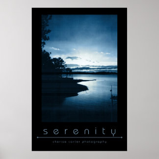 Póster Azul Serenity