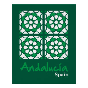 Póster Azulejos Andaluzes 2