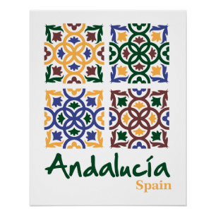 Póster Azulejos Andaluzes 3