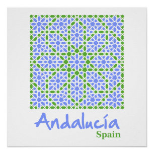 Póster Azulejos Andaluzes 7