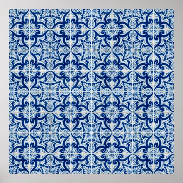 Poster Azulejos cerâmicos (Frente)