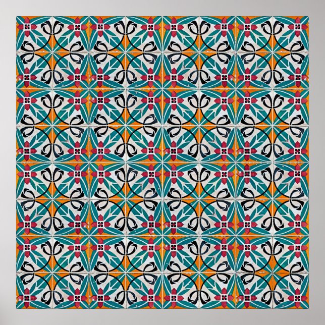 Póster Azulejos cerâmicos (Frente)
