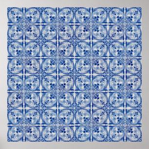 Póster azulejos cerâmicos