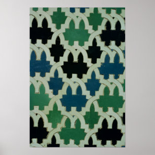 Poster Azulejos de Azulejos do trono das sultões