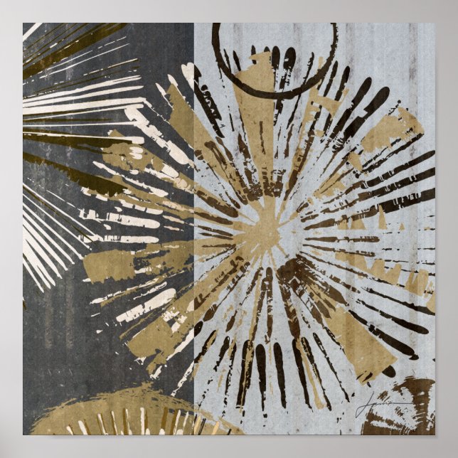 Poster Azulejos de explosão III (Frente)