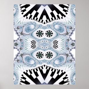 Póster Azulejos gelados