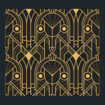 Poster Azulejos Geométricos Modernos Art Deco<br><div class="desc">Padrão de azulejos geométricos modernos. fundo de luxo sem descontinuidades deco-art abstrato. Vintage encontra-se moderno no luxo geométrico. Os sonhos de Art Deco se realizaram. Azulejos geométricos modernos, luxo abstrato. Vintage art deco touch. deco, fundo, padrão, abstrato, ilustração, textura, decor, moda, vintage, gold, white, retro, line, sem descontinuidades, geométrica, luxo,...</div>