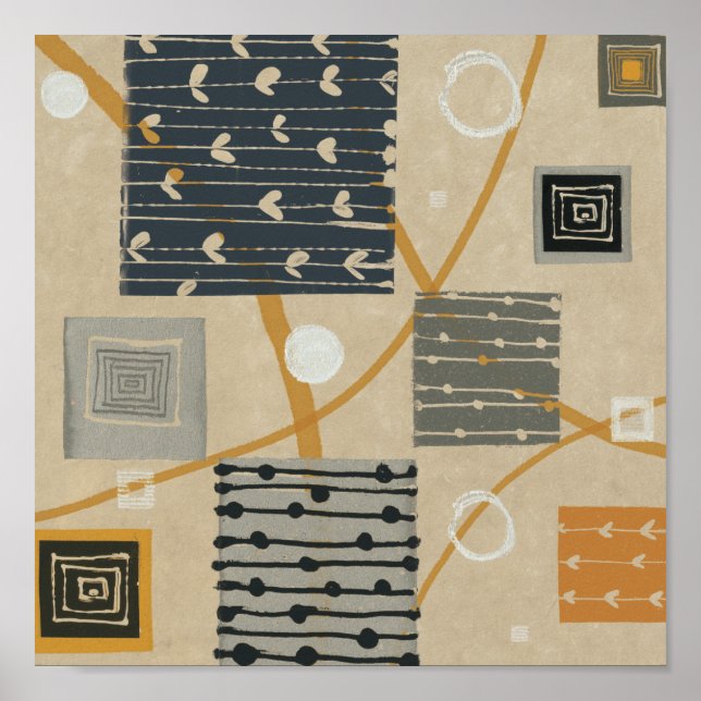 Poster Azulejos gráficos (Frente)